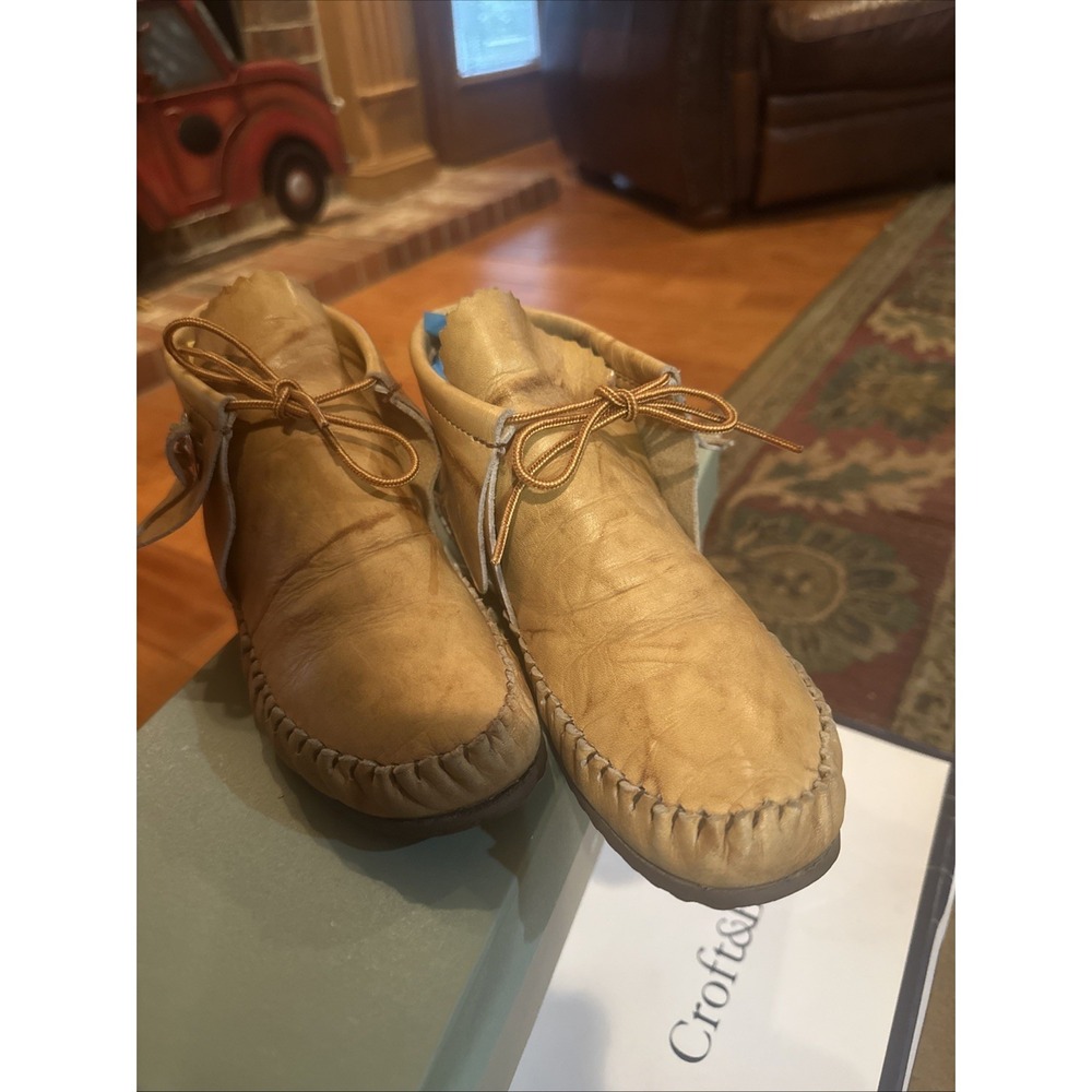 Vintage Taos Moccasins Leather Size 7 - Picture 4 of 4